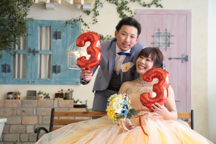 結婚式は3月3日！